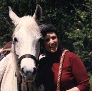 Nedda with Echo, her teacher.